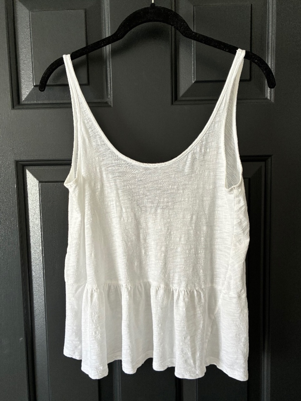 Ba&sh Cotton Tank Top Peplum